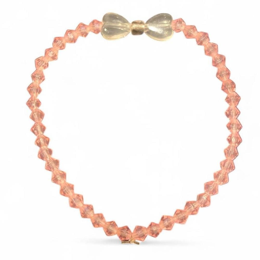 Pink Bow Bracelet